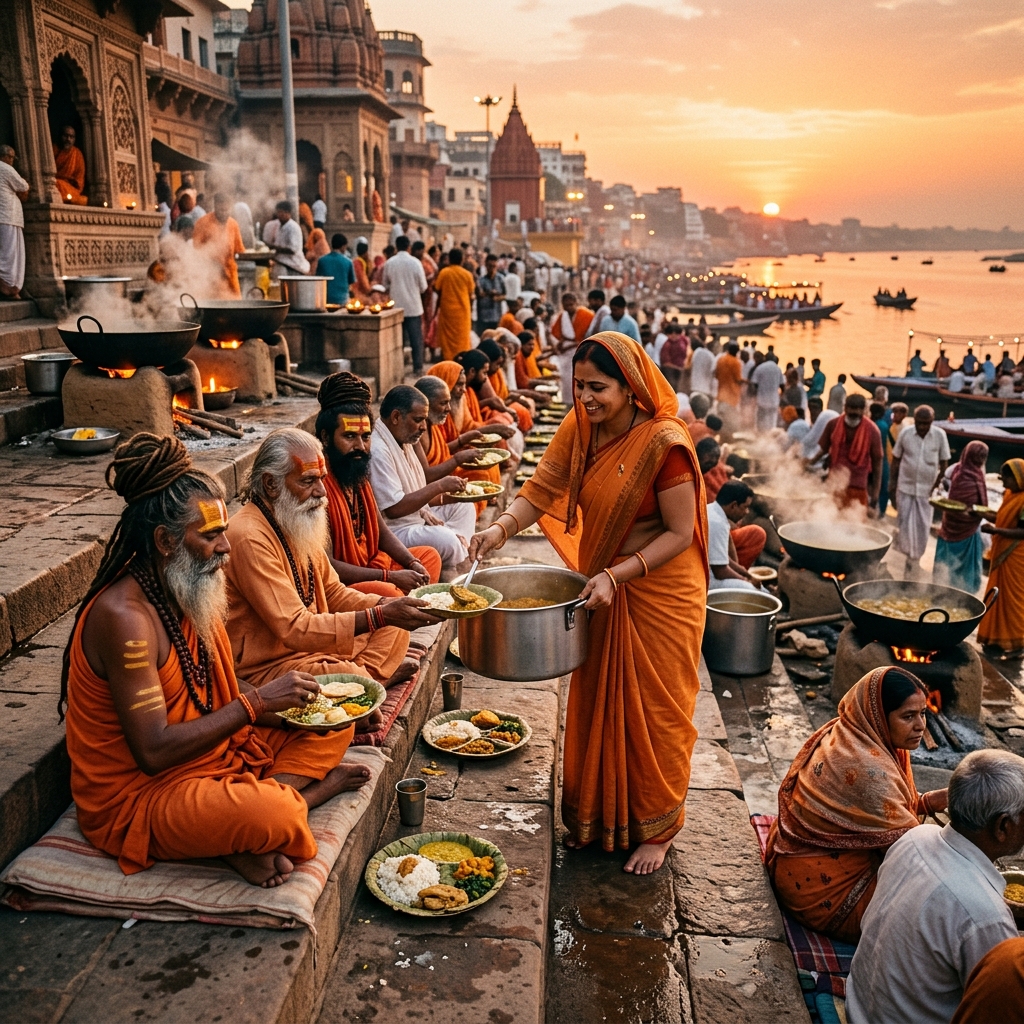 Ghat Annadanam Seva - view 1